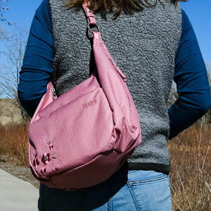 Gray Poplar Amble Hobo open bag