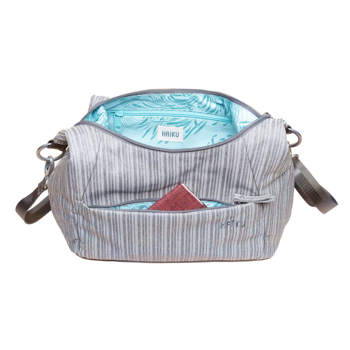 Gray Poplar Amble Hobo open bag
