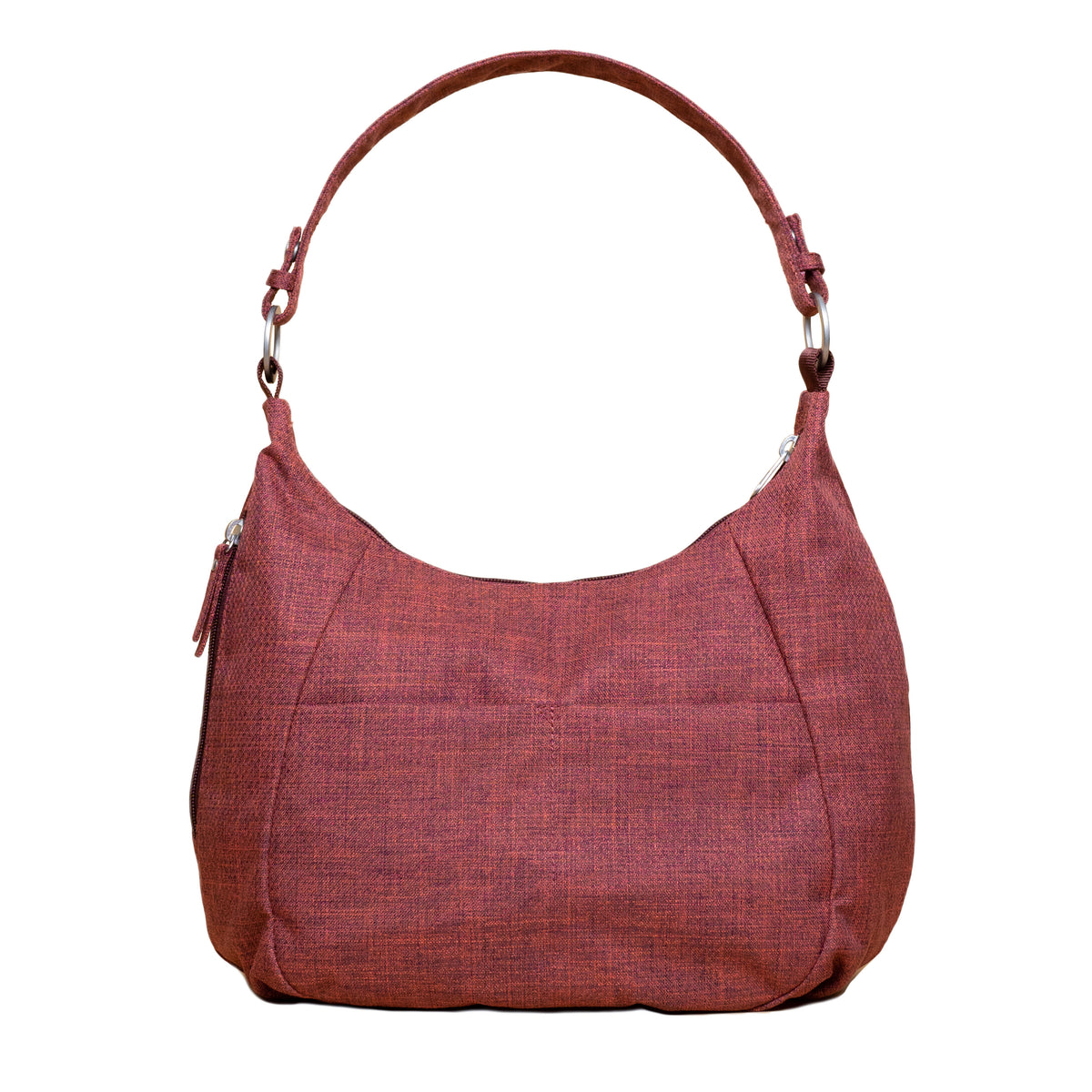 Poppy Berry Amble Hobo bag back view