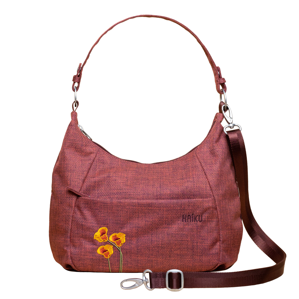 Poppy Berry Amble Hobo bag