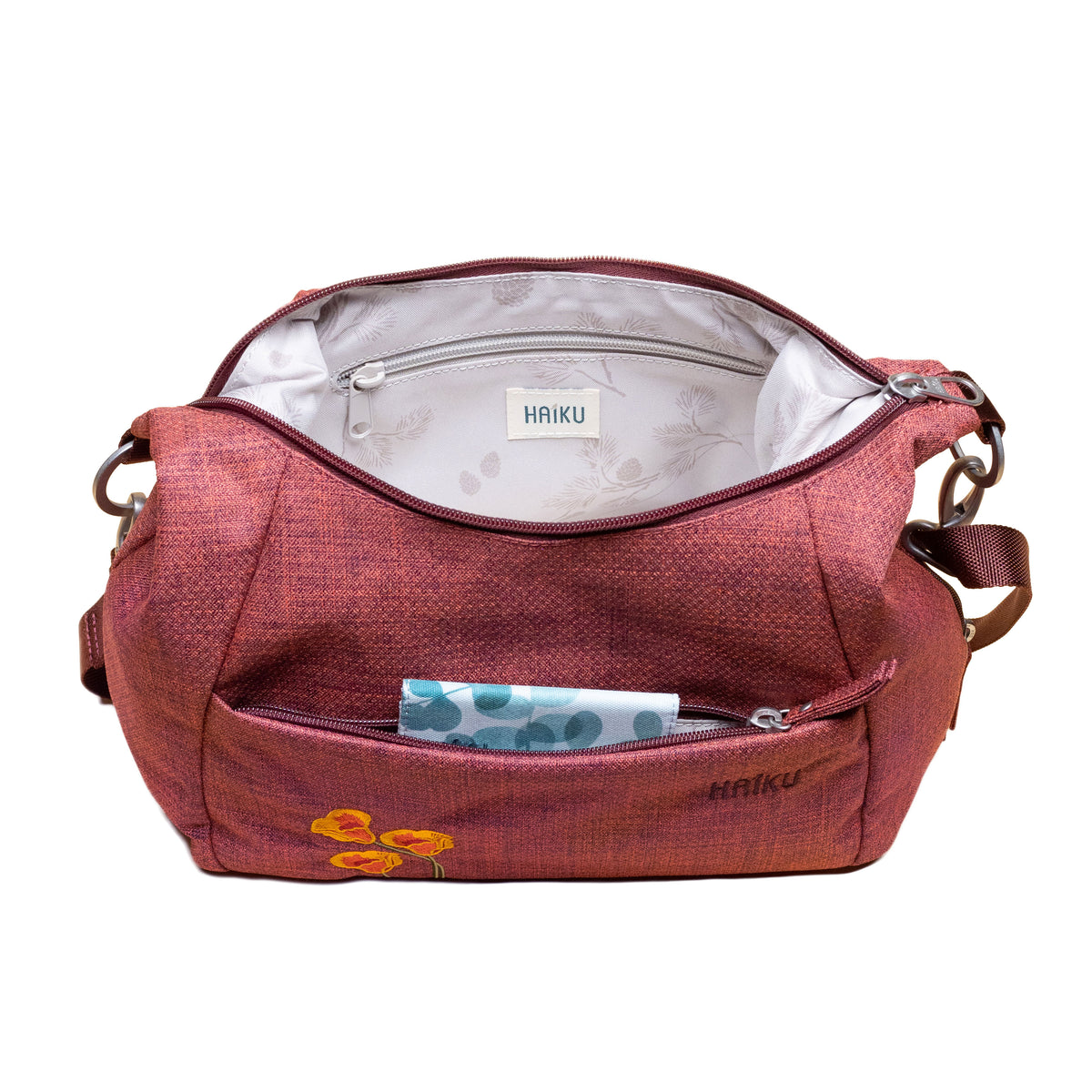 Poppy Berry Amble Hobo open bag