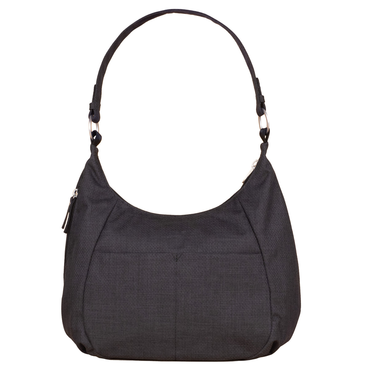 Black In Bloom Amble Hobo bag back view
