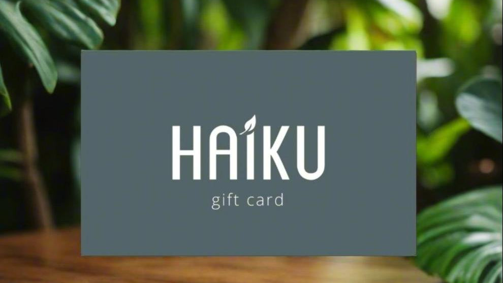 Haiku Gift Card