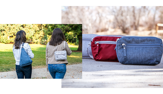 College of women's women with sustainably made handbags
