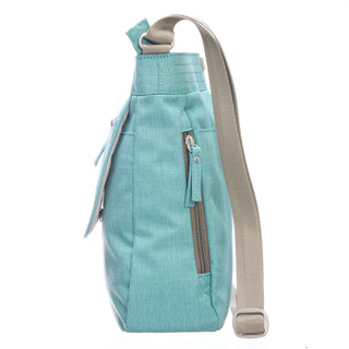Wild Mint Jaunt Crossbody Bag side with white background 