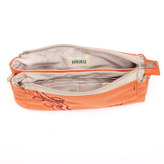 Rustic Clay Stride Wristlet with bubble design on a white background