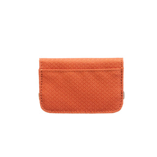Rustic Clay RFID Mini Wallet 2.0 on a white background 