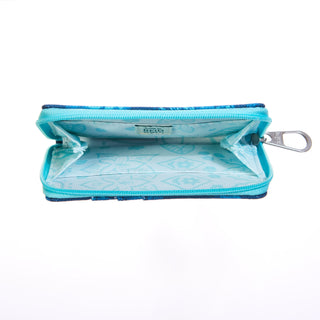 Neon Flora Sprout Wallet interior on a white background