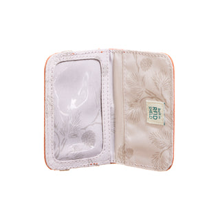 Rustic Clay RFID Mini Wallet 2.0 interior on a white background