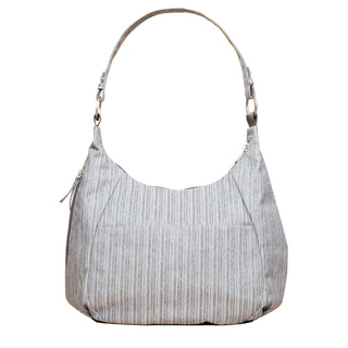 Gray Poplar Amble Hobo bag back view