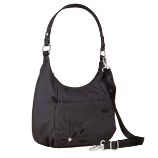 Black In Bloom Amble Hobo bag angle view